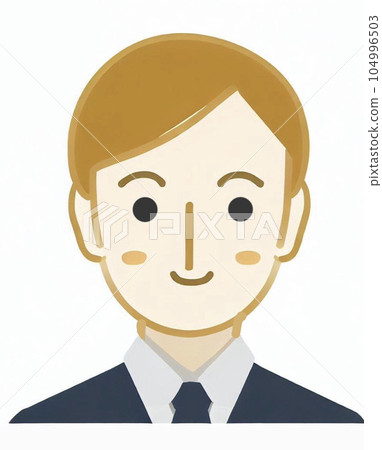 Europe office worker illustration logo style Europe office worker illustration logo style 104996503