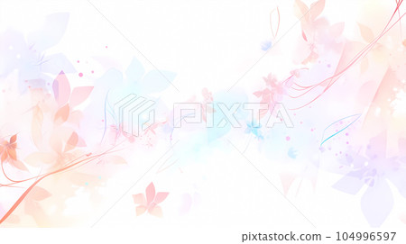 手绘卡通唯美的抽象艺术感背景设计 104996597