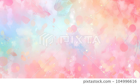 手绘卡通唯美的抽象艺术感背景设计 104996616