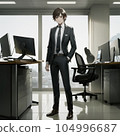 Salaryman illustration cool 104996687