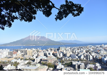 從城山公園展望台看到的櫻島 104996876