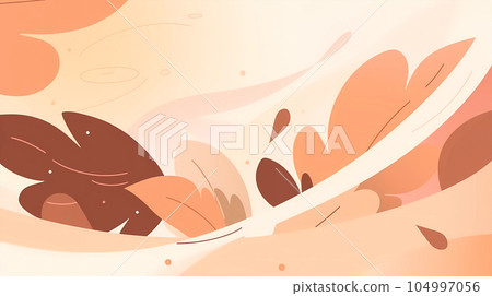 手绘卡通唯美的秋天抽象艺术感背景设计 手绘卡通唯美的秋天抽象艺术感背景设计 104997056