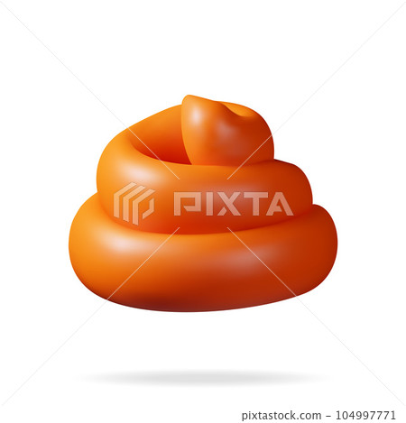3D Pile of Shit Isolated on White 3D Pile of Shit Isolated on White 104997771