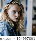 Foreign woman and foreign tourist Lucy 104997801