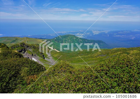 從稻倉山看稻倉山和日本海 105001686