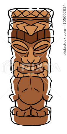 Tiki 手繪線圖插圖 105002034