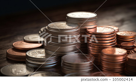 Various cryptocurrency coins (Generative AI) Various cryptocurrency coins (Generative AI) 105002414