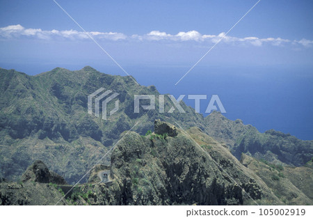 AFRICA CAPE VERDE SANTO ANTAO CORDA ROAD 105002919