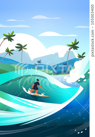 woman in swimwear riding surf board by sea or ocean waves surfing sport summer activity concept woman in swimwear riding surf board by sea or ocean waves surfing sport summer activity concept 105003400