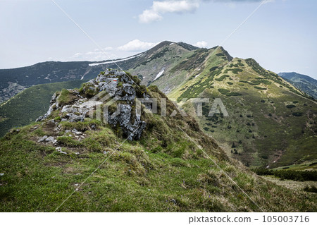 Little Krivan hill, mountain scenery, Little Fatra, Slovakia Little Krivan hill, mountain scenery, Little Fatra, Slovakia 105003716