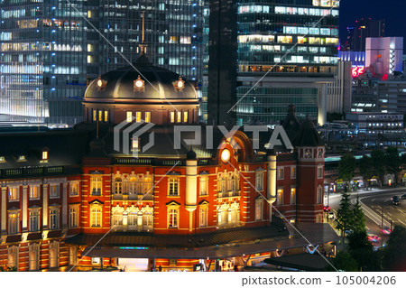[Chiyoda-ku/Chuo-ku, Tokyo] Evening view from Tokyo Station to Kyobashi Cityscape (July 2023) 105004206