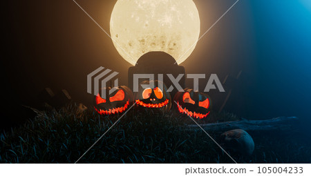 halloween festival scary scene 105004233