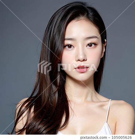 AI-generated image [person] woman with long hair 105005626