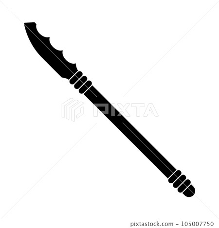 spear icon vector 105007750