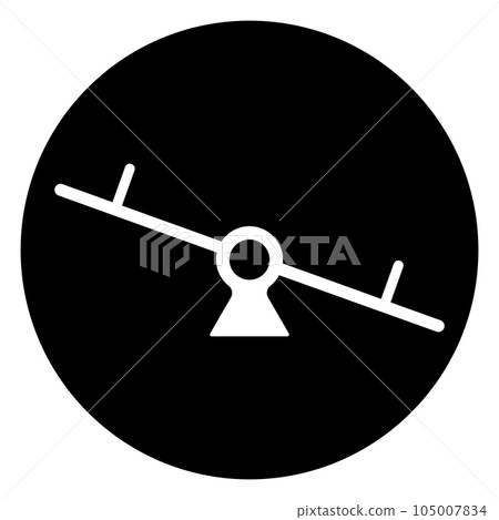 seesaw icon vector 105007834