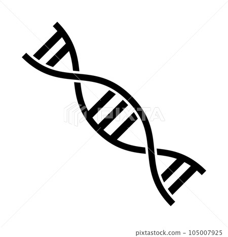 dna icon vector dna icon vector 105007925