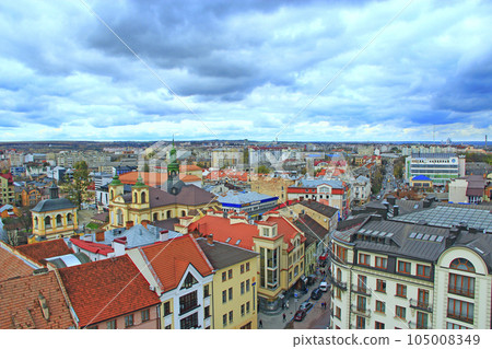 view to Ivano-Frankivsk from a bird's eye view 105008349
