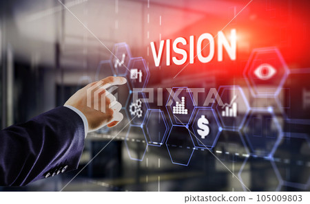 Vision Direction Future Business Inspiration Motivation Concept 105009803