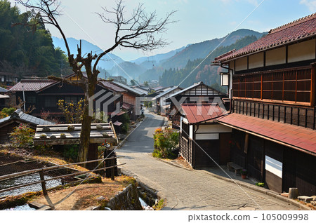 江戶時代中山道的妻籠宿 105009998