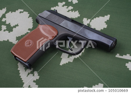The Makarov-Walther pistol or PM (Pistolet Makarova, lit. Makarov's Pistol) is a Soviet semi-automatic pistol stolen from german Walther PP pistol. 105010669