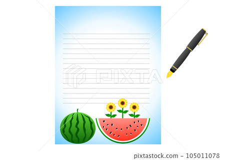 Summer greeting card 105011078