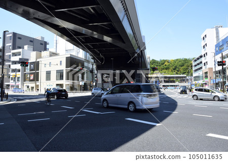 十字路口金澤八景車站前海濱線橋碼頭 105011635