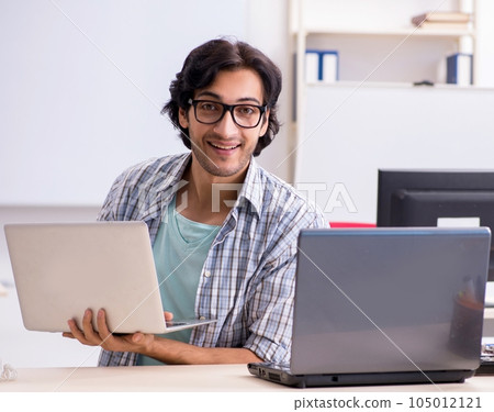 It specialist working in the office 105012121