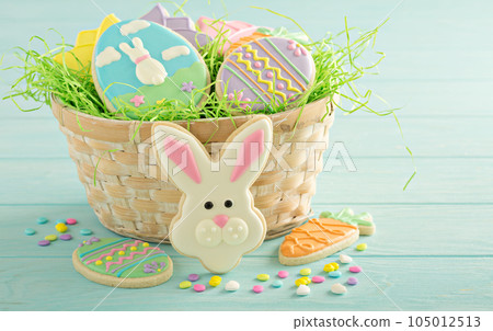 Easter decorated cookies Easter decorated cookies 105012513