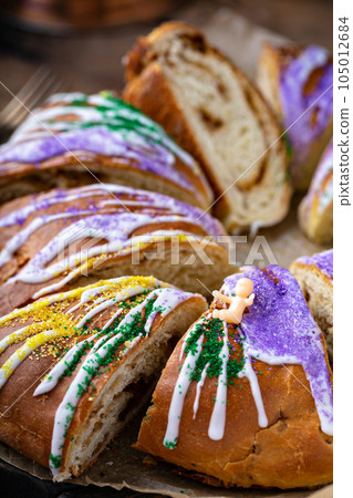King cake for Mardi Gras King cake for Mardi Gras 105012684
