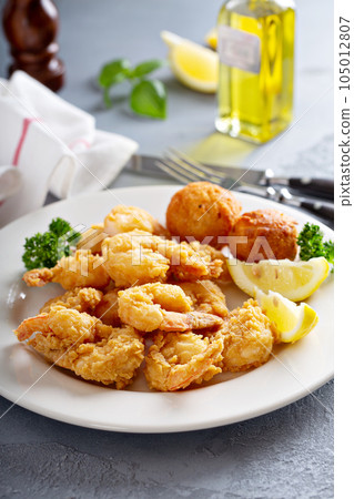 Southern fried shrimp 105012807