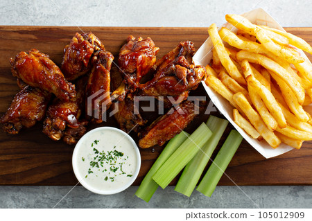 Barbeque chicken wings Barbeque chicken wings 105012909