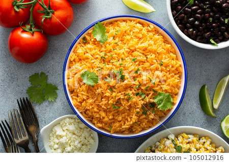 Mexican rice with tomatoes Mexican rice with tomatoes 105012916