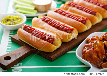 Hot dogs for game day Hot dogs for game day 105012924