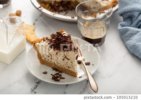 Ricotta and chocolate Cannoli pie 105013210