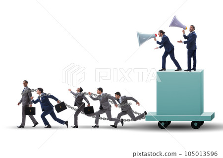 Concept of bossy autocratoc leadership 105013596