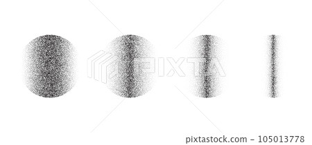 Set of textured linear gradient spheres. Black dotted fading circles collections. Stippled round elements pack. Vanishing noise grain dot work shapes. Halftone effect illustrations bundle. Vector Set of textured linear gradient spheres. Black dotted fading circles collections. Stippled round elements pack. Vanishing noise grain dot work shapes. Halftone effect illustrations bundle. Vector 105013778