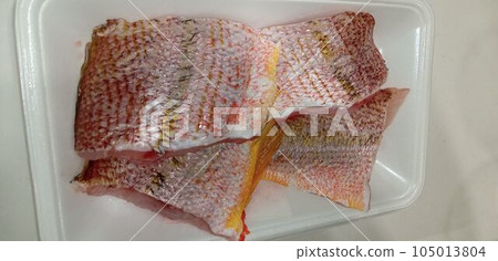 罕見的白鯛魚片 罕見的白鯛魚片 105013804