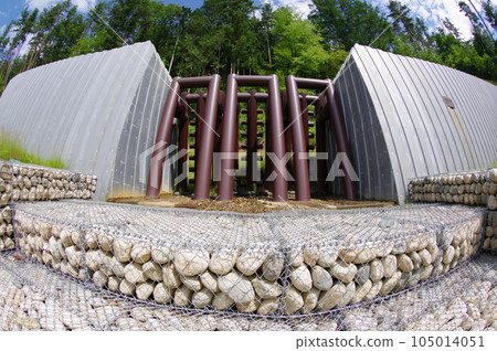 Sabo facility in Ikeda-cho, Shinshu Kitayuzawa sabo dam Built using ICT construction method Sabo facility in Ikeda-cho, Shinshu Kitayuzawa sabo dam Built using ICT construction method 105014051