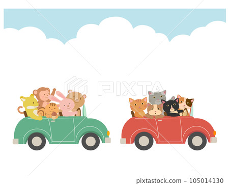 可愛的動物開車 可愛的動物開車 105014130