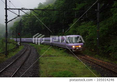 特急八雲系列381（超級八雲彩色）白備線足立站 105014246