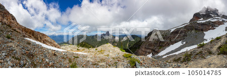 Canadian Mountain Landscape. Nature Background. Canadian Mountain Landscape. Nature Background. 105014785