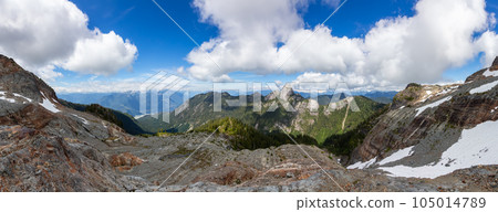 Canadian Mountain Landscape. Nature Background. Canadian Mountain Landscape. Nature Background. 105014789