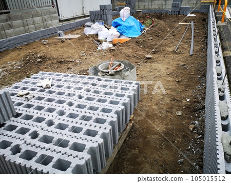 Exterior work under construction Exterior work under construction 105015512