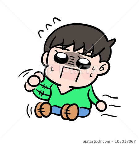 scared boy 105017067