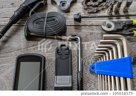 公路車自行車保養工具圖片素材 公路車自行車保養工具圖片素材 105018575