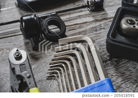 公路車自行車保養工具圖片素材 公路車自行車保養工具圖片素材 105018591