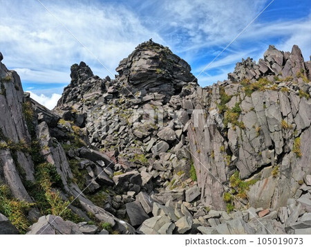 超海山新山正下方的岩石山脊地帶 105019073