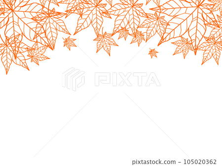 Frame of autumn leaves 105020362