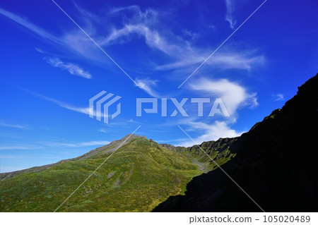 鳥海新山和七五三掛的龍雲形狀 鳥海新山和七五三掛的龍雲形狀 105020489