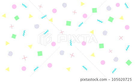 彩色幾何圖案背景插畫素材 彩色幾何圖案背景插畫素材 105020725